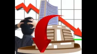 Stock market indexes, Sensex and Nifty, drop by almost 1%, with HDFC Bank being the main cause.