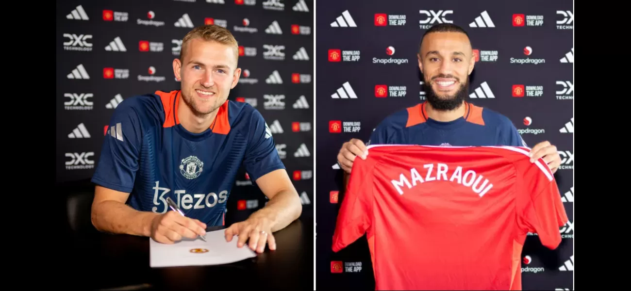 Man Utd player has funny response to signings of de Ligt and Mazraoui.