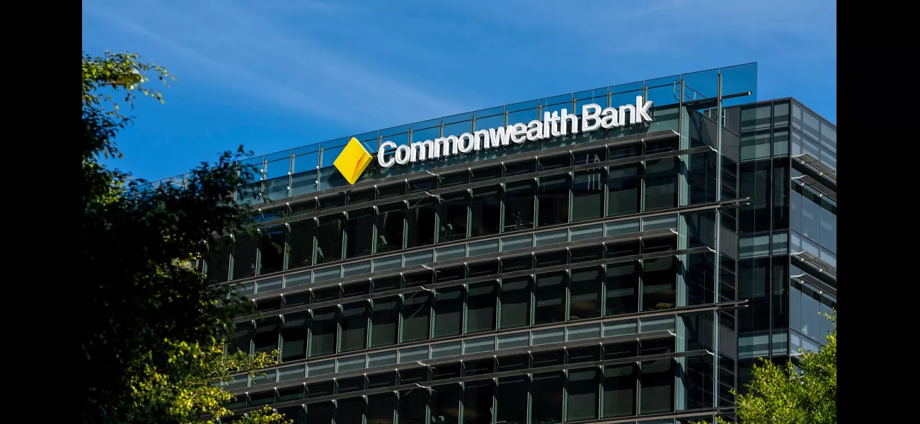 The Commonwealth Bank's annual profit is $9.8 billion.