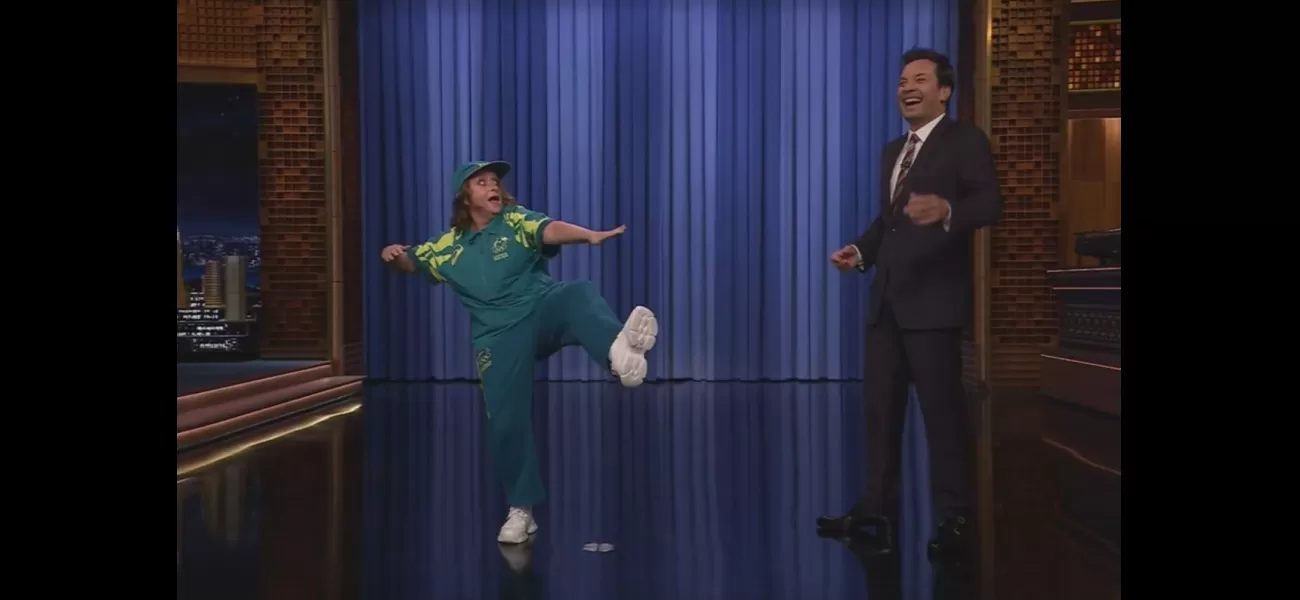 Jimmy Fallon playfully honors Raygun, the Australian breakdancer who became an online sensation.