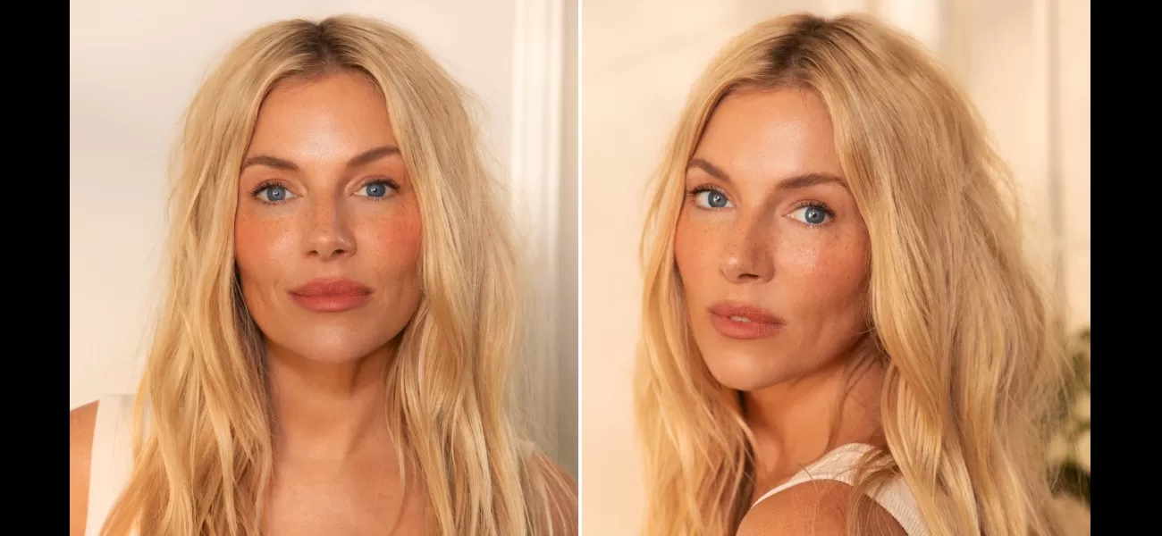 Sienna Miller reveals her go-to summer look with Charlotte Tilbury Beauty products.