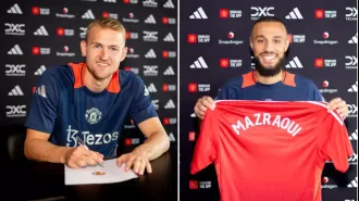 Man Utd player has funny response to signings of de Ligt and Mazraoui.