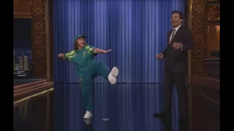 Jimmy Fallon playfully honors Raygun, the Australian breakdancer who became an online sensation.