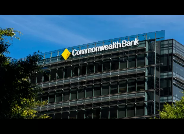 The Commonwealth Bank's annual profit is $9.8 billion.