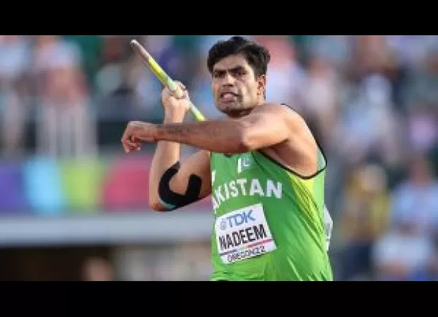 Pakistani javelin champion Nadeem receives almost $900,000 for breaking record in throw.