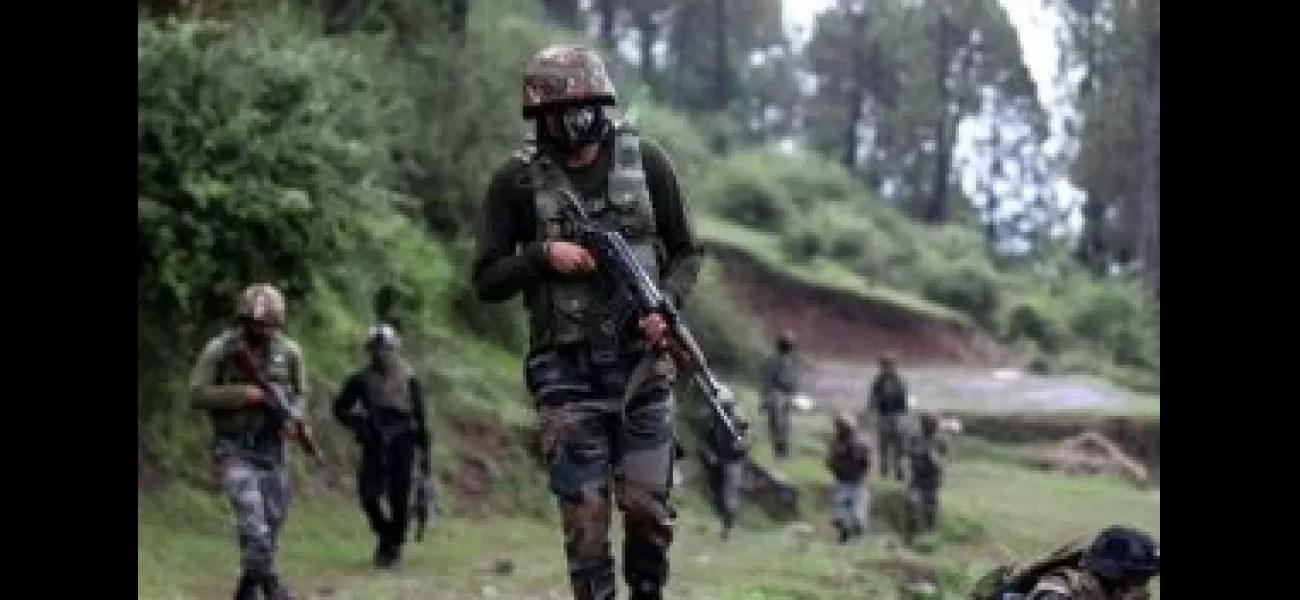 Army officer dies and four suspected terrorists are shot dead during a confrontation in Doda.