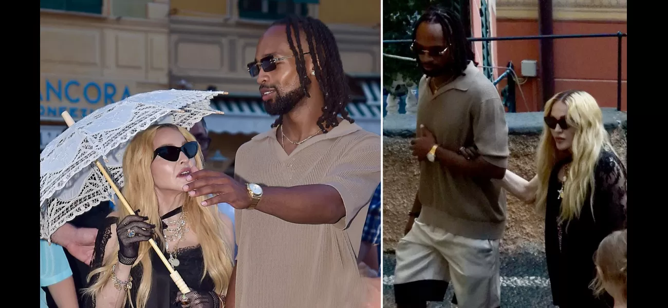 Madonna, 65, and Akeem Morris, 28, were seen getting close during a romantic walk in Portofino.