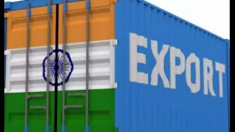 India's overseas sales decreased by 1.2% to $33.98 billion in the month of July.