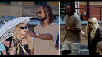 Madonna, 65, and Akeem Morris, 28, were seen getting close during a romantic walk in Portofino.
