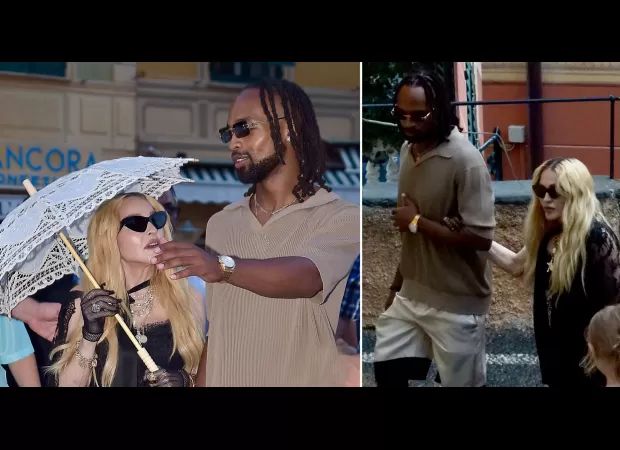 Madonna, 65, and Akeem Morris, 28, were seen getting close during a romantic walk in Portofino.