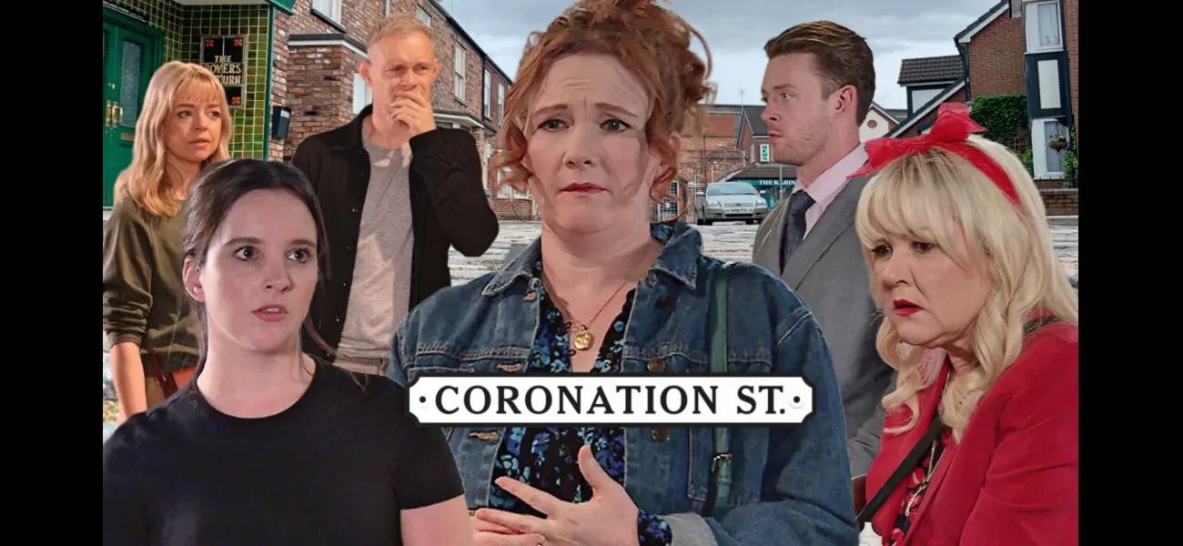 A long-time star of Coronation Street is leaving as a popular couple's relationship is in jeopardy, according to 23 photos.