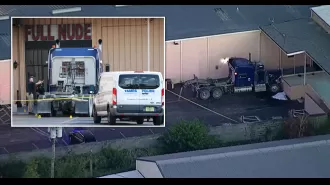 A man was thrown out of a strip club and later drove a truck into it, resulting in one death.