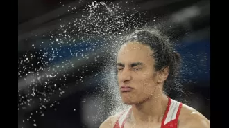 Authorities investigate Imane Khelif, Olympic champion, for online harassment.