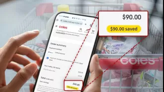 A customer at Coles discovered a mistake that caused her grocery bill to be twice as much as it should have been.