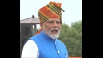 Modi gives longest Indian PM speech ever on Independence Day.