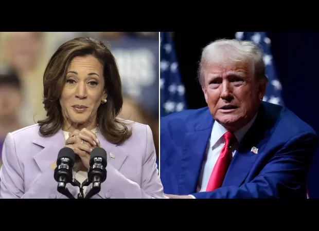 Trump accuses Harris of having a crazy laugh and requests a sketch artist for her.