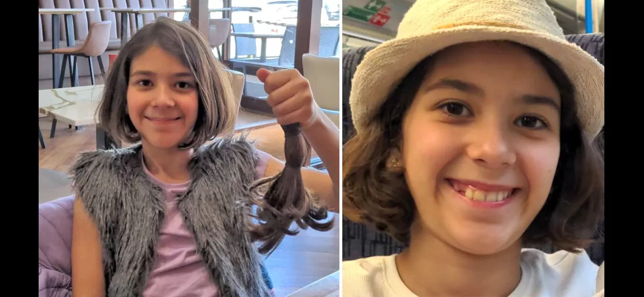 A 9-year-old girl died after being hit by a bus that is identified and shown in a photo.