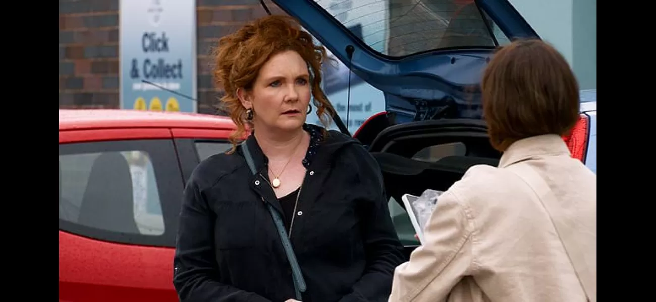Fiz shocked by Tyrone's infidelity with Alina on Coronation Street.