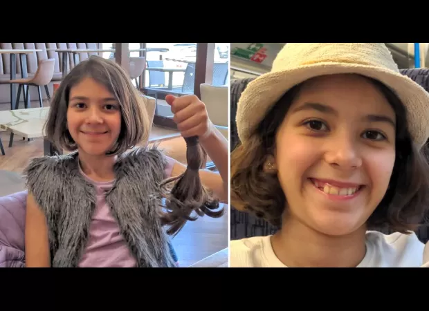 A 9-year-old girl died after being hit by a bus that is identified and shown in a photo.