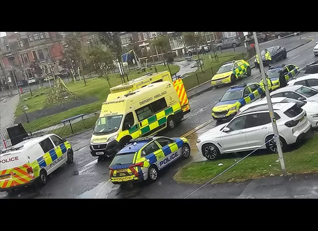 A woman's body found in an abandoned ambulance near a kids' playground.