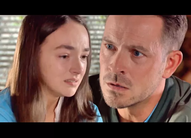 Frankie exposes JJ's sexual abuse in Hollyoaks, leaving Darren shocked.