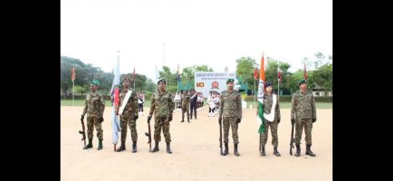 Indian Army troops join in joint military training exercise 'Mitra Shakti' in Sri Lanka to commemorate Independence Day.