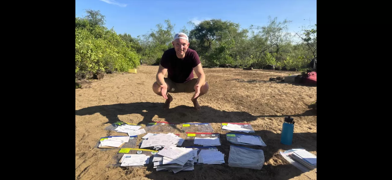 A man is traveling 50,000km to deliver 50 letters for a heartbreaking reason.