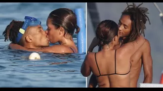Jaden Smith's partner criticizes 'awful situation' following photos of him kissing influencer.