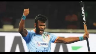Odisha's Chief Minister honors Amit Rohidas, an accomplished hockey player who competed in the Olympics.