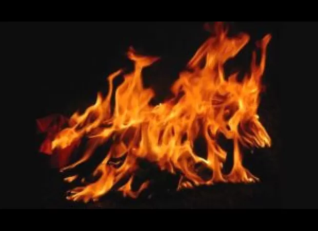 Two young children die in a house fire in Odisha.