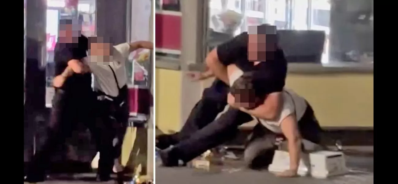 A thief at Morrisons experiences immediate regret when he is tackled to the ground during a smash-and-grab attempt.