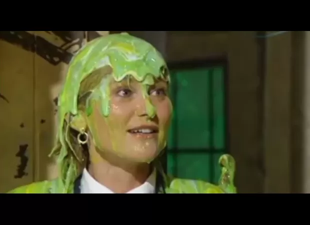 A person who enjoys getting messy with food, known as a 'splosher', spends £100 weekly on videos involving custard.