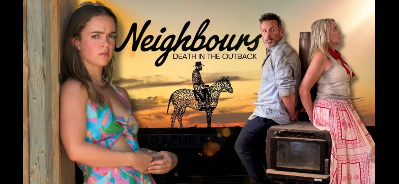 Actors from Neighbours express their thoughts on a surprising and dramatic death in an unconventional week.