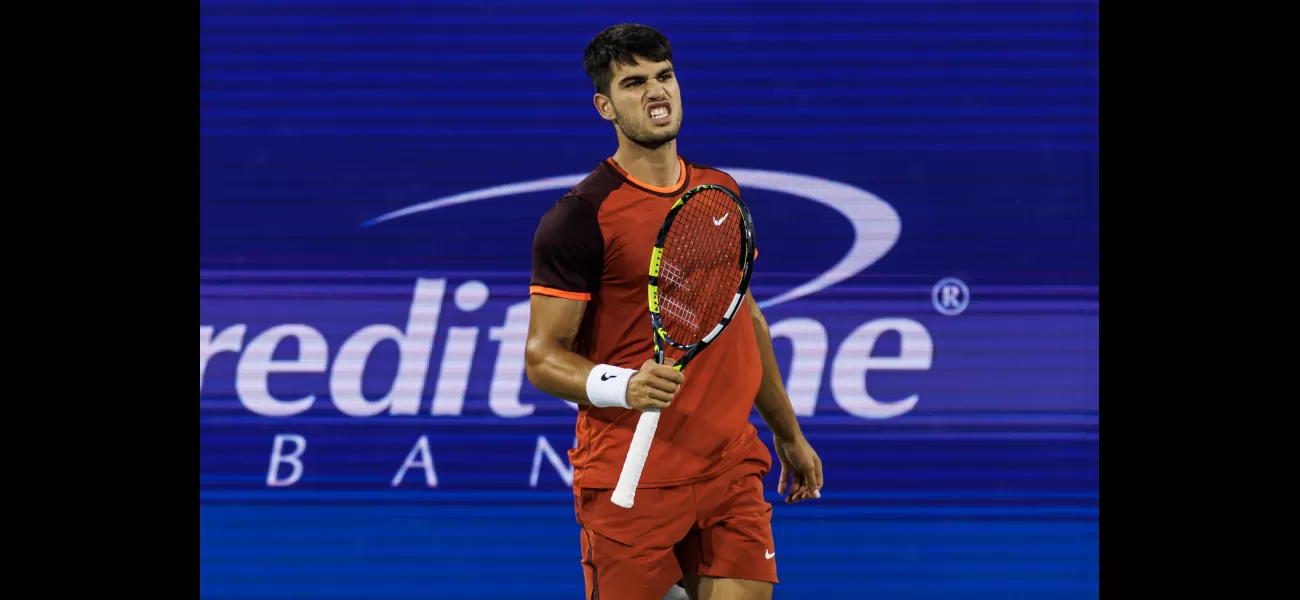 Carlos Alcaraz confesses to losing composure and breaking racket in uncharacteristic outburst.