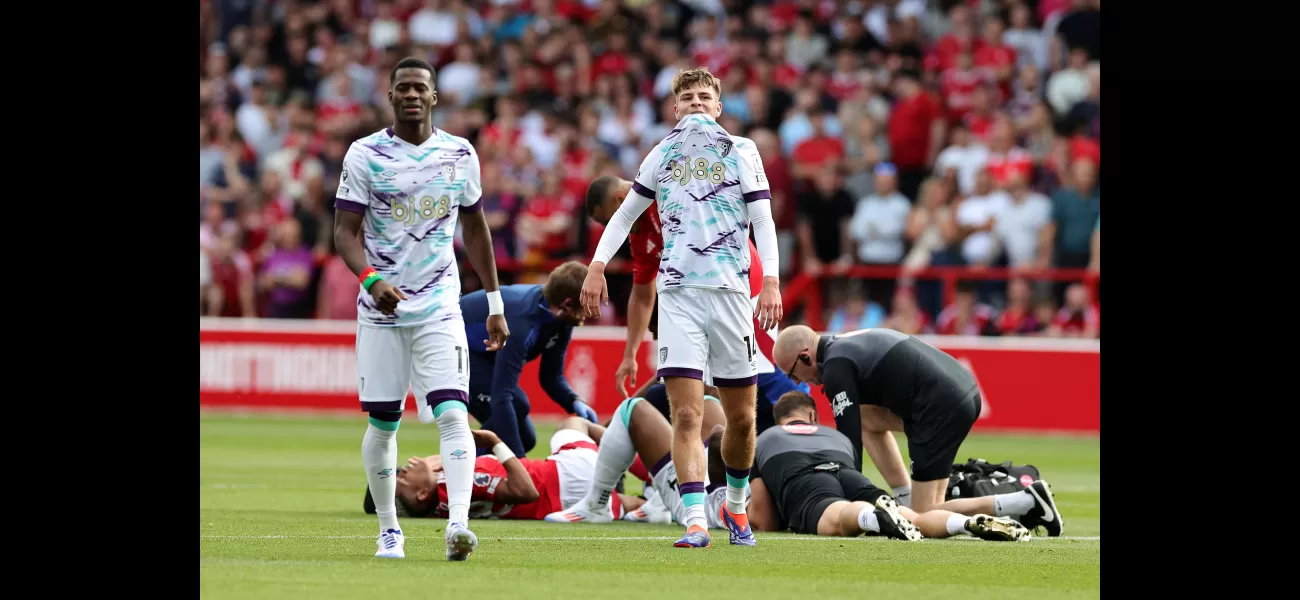 A top Premier League player sustains a gruesome injury on the first day of the season, with reports of his leg breaking.