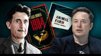 Orwell Foundation head disagrees with Elon Musk's views on George Orwell.