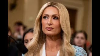 Paris Hilton is okay after her trailer caught fire while she was filming.