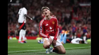 Rashford's words to Garnacho after failed shot against Fulham.