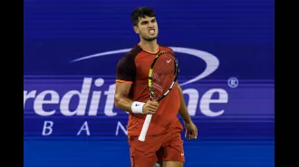 Carlos Alcaraz confesses to losing composure and breaking racket in uncharacteristic outburst.