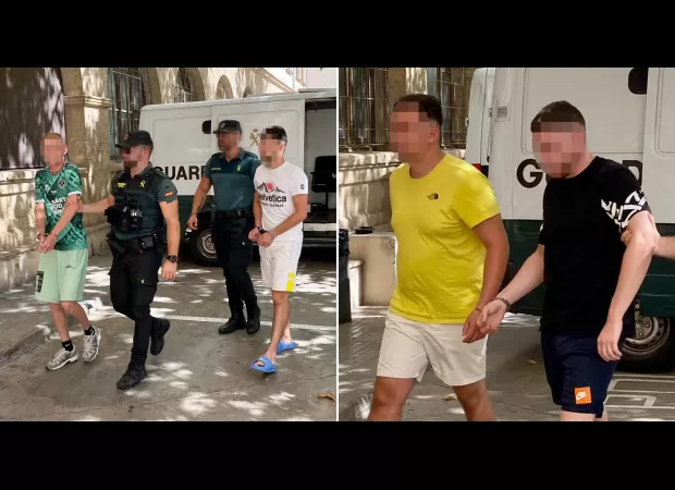 A teenager from Britain was sexually assaulted by a group of men in Magaluf after strangers were invited to participate.