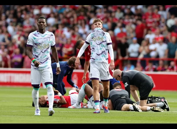 A top Premier League player sustains a gruesome injury on the first day of the season, with reports of his leg breaking.