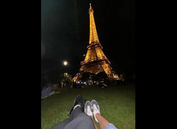 TV couple celebrates their real-life romance, declaring they are happiest together.