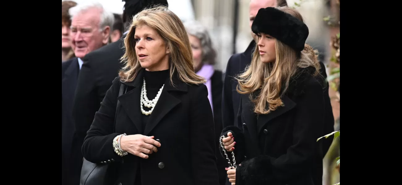 Kate Garraway and her 18-year-old daughter visit Derek Draper's grave after a bittersweet accomplishment.