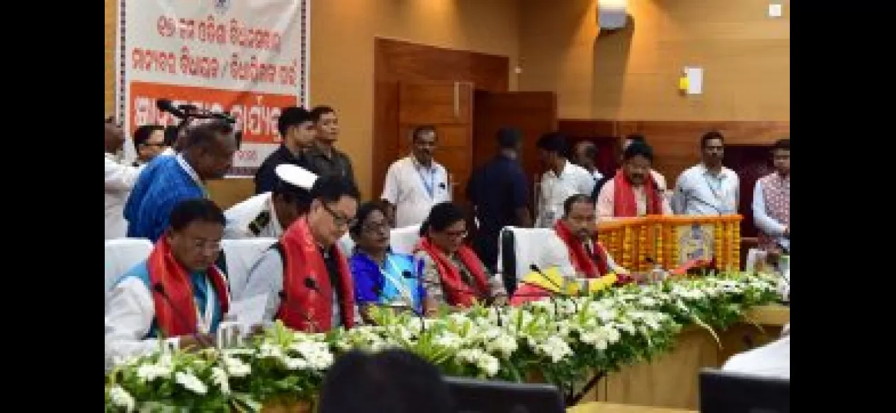 Rijiju launches orientation session for Odisha lawmakers, opposition parties skip event.