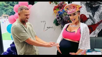 Hollyoaks actor Jamie Lomas, 49, and his partner reveal the birth of their unexpected daughter.