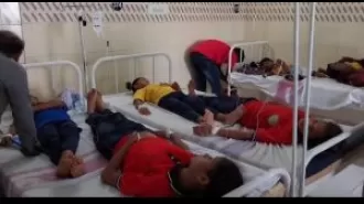 60 students in Odisha were hospitalized due to consuming mid-day meal.