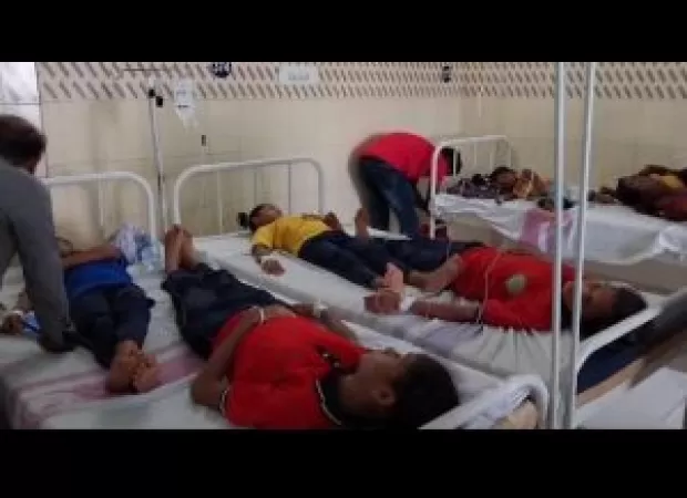 60 students in Odisha were hospitalized due to consuming mid-day meal.