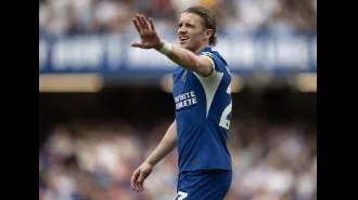 Chelsea supporters call for Conor Gallagher as Manchester City takes the lead at Stamford Bridge.