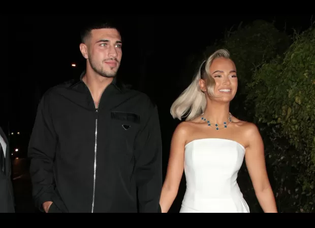 Tommy Fury denied cheating on Molly-Mae by kissing a woman in a club just before they split.