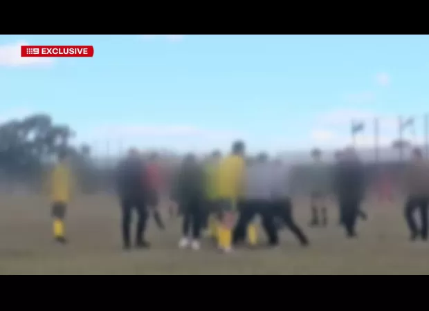 Sydney police looking into fight at youth football game.